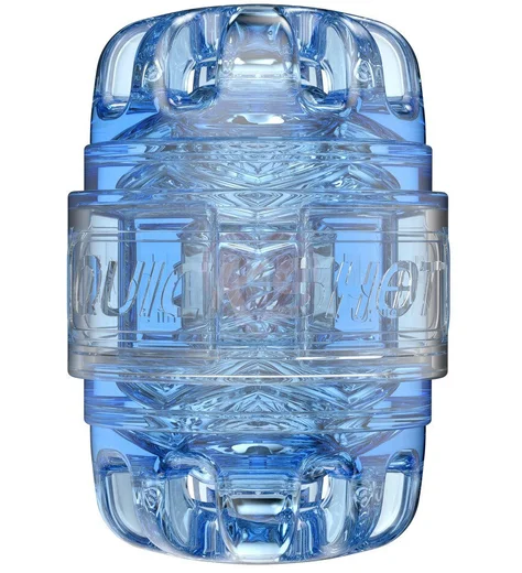 Сквозной мастурбатор Fleshlight Quickshot Turbo Blue Ice голубой фото 1