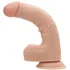 Реалистичный гнущийся фаллоимитатор на присоске My Babe My Darling телесный 17 см фото 3