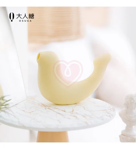 Вакуумный вибратор Osuga G-Spa жёлтый фото 3