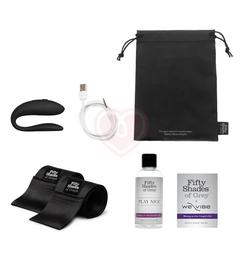 Набор Moving As One для пар '50 оттенков серого' + We-Vibe Sync Lite фото 3