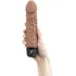 Реалистичный вибратор PowerCocks Girthy 16 см мокка фото 2