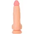 Реалистичный фаллоимитатор с мошонкой на присоске RealStick Nude York телесный фото 10