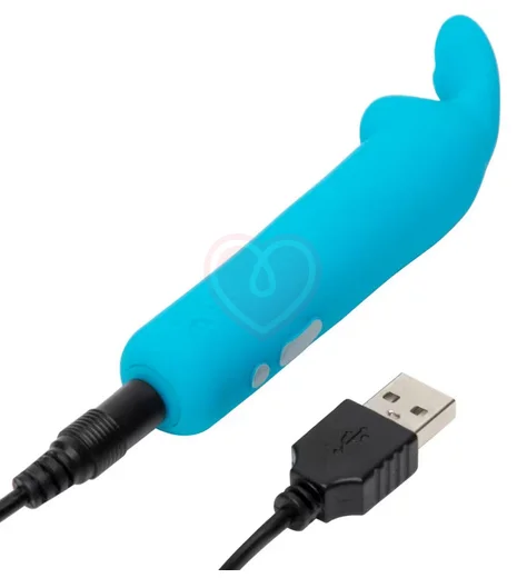 Вибропуля Happy Rabbit голубая фото 3