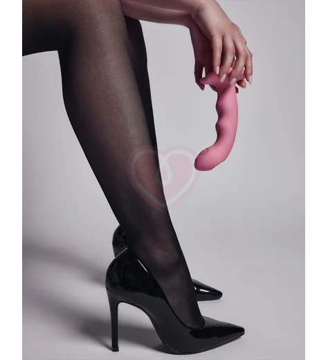 Вибратор с пульсирующей головкой Strap-On-Me Tapping Dildo Wave M розовый фото 3