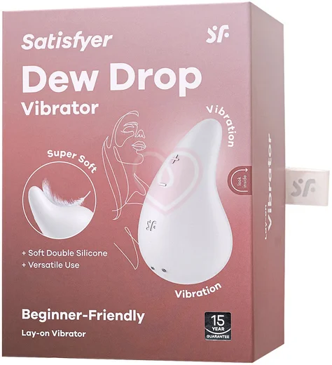 Вибратор для внешней стимуляции Satisfyer Dew Drop белый фото 3