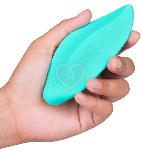 Небольшой вибратор Romp Wave Lay-On бирюзовый фото 3