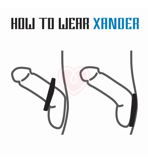 Эрекционное кольцо с массажными гребнями Velv'Or Rooster Xander черное фото 3