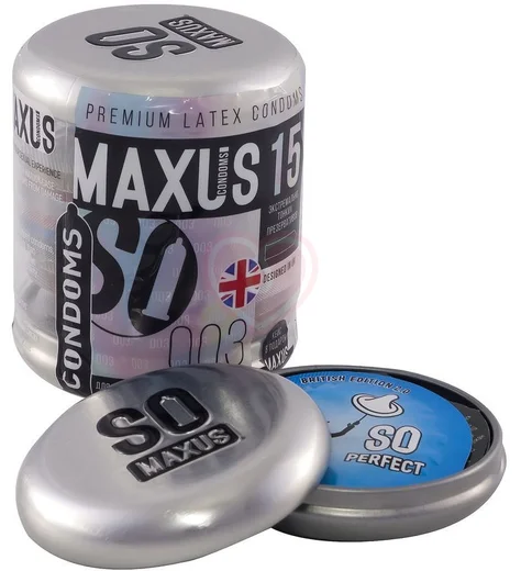 Ультратонкие презервативы Maxus 003 15 шт с кейсом фото 1