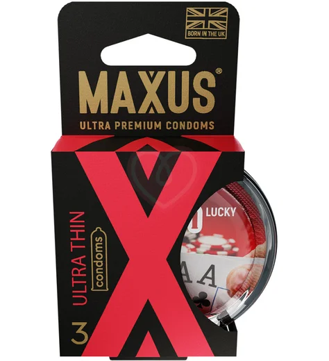 Ультратонкие презервативы Maxus Air Ultra Thin X-Edition 3 шт с кейсом фото 1