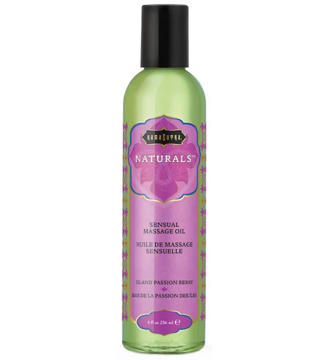Массажное масло KamaSutra Naturals Island Passion Berry Тропические фрукты 236 мл фото 1