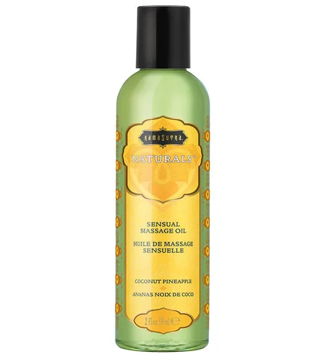 Массажное масло KamaSutra Naturals Coconut Pineapple Ананас и кокос 59 мл фото 1
