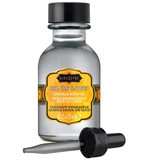 Согревающий гель KamaSutra Oil of Love Coconut Pineapple Ананас-Кокос 22 мл фото 1