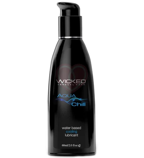 Охлаждающий лубрикант на водной основе Wicked Aqua Chill 60 мл фото 1