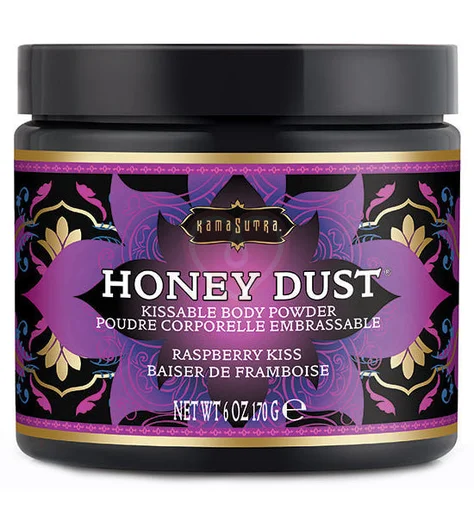 Ароматная пудра для тела KamaSutra Honey Dust Raspberry Kiss Малина 170 г фото 1