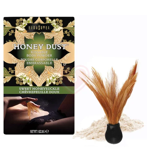 Ароматная пудра для тела KamaSutra Honey Dust Sweet Honeysuckle Жимолость 28 г фото 1