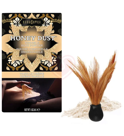 Ароматная пудра для тела KamaSutra Honey Dust Vanilla Creme Ваниль 28 г фото 1