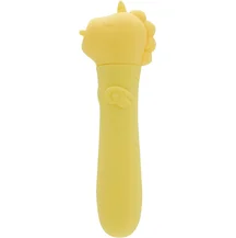 Вибропуля Unihorn Usb Bean Blossom со стимуляцией язычком жёлтая