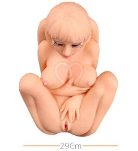 Мастурбатор тело Kokos Hera 03 с тремя отверстиями и вибрацией фото 2