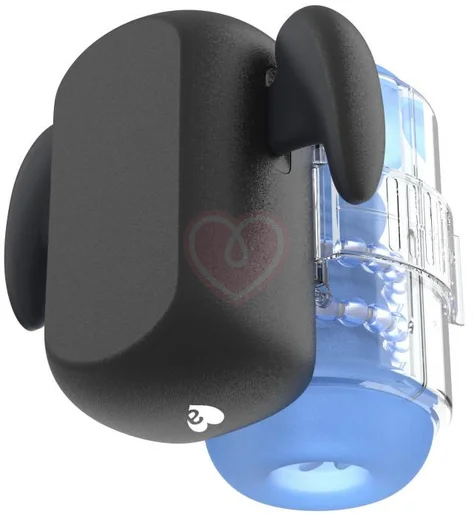 Робот-мастурбатор с массажными бусинами Amovibe Black Knight Massaging Beads фото 8