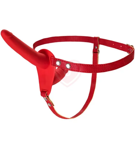 Страпон на креплении Black Red by Toyfa красный фото 1