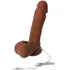 Реалистичный вибратор с ротацией присоской и пультом RealStick Elite Mulatto коричневый фото 1