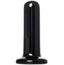 Стеклянный мини-вибратор Sexus Glass чёрный