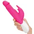 Вибратор с клиторальной стимуляцией и пульсацией Realistic Rabbit розовый фото 3