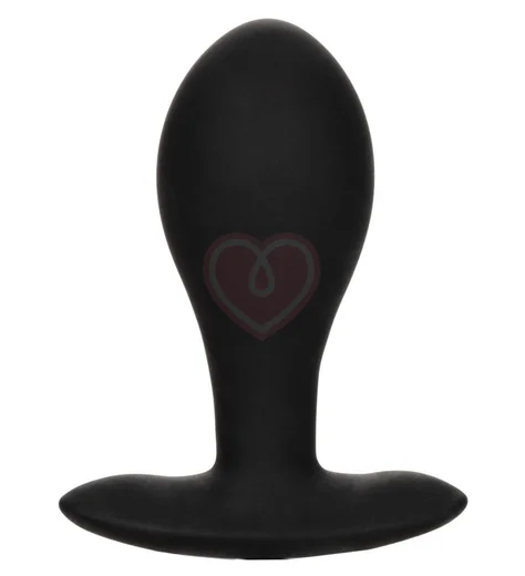 Утяжелённая расширяемая анальная пробка Weighted Silicone Inflatable Plug Large фото 3