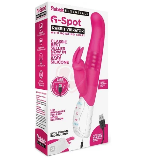 Вибратор хай-тек для стимуляции зоны G Rabbit розовый фото 4