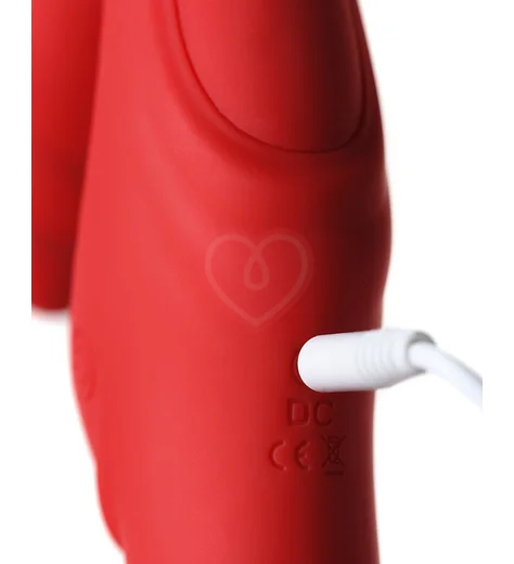 Безремневой страпон с вибрацией ToyFa Black&Red красный фото 5