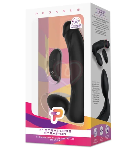 Безремневой страпон Pegasus с пультом управления фото 4