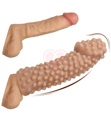 Стимулирующая насадка с бугорками Kokos Extreme Sleeve ES010-M фото 2