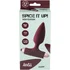 Анальная вибропробка со смещенным центром тяжести Spice it up New Edition Glory бордовая фото 2