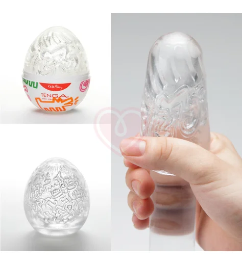 Мастурбатор яйцо Tenga&Keith Haring Egg Party фото 3