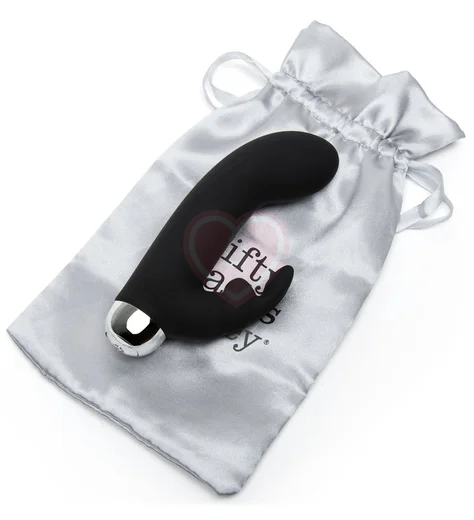 Вибратор с клиторальным стимулятором '50 оттенков серого' Greedy Girl Mini фото 3