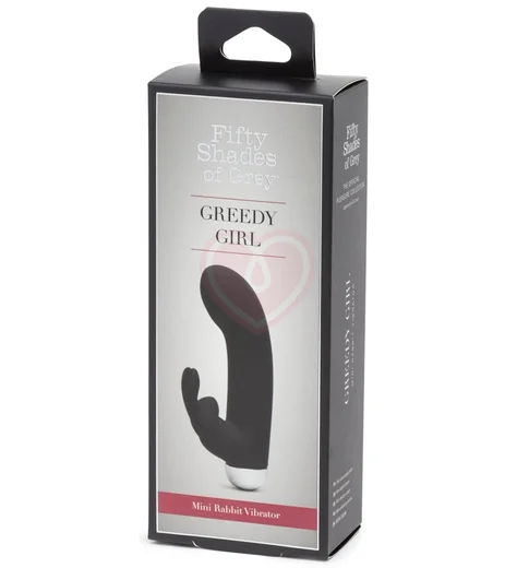 Вибратор с клиторальным стимулятором '50 оттенков серого' Greedy Girl Mini фото 5