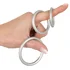 Набор из 3 эрекционных колец Metallic Silicone Cock Ring Set фото 2
