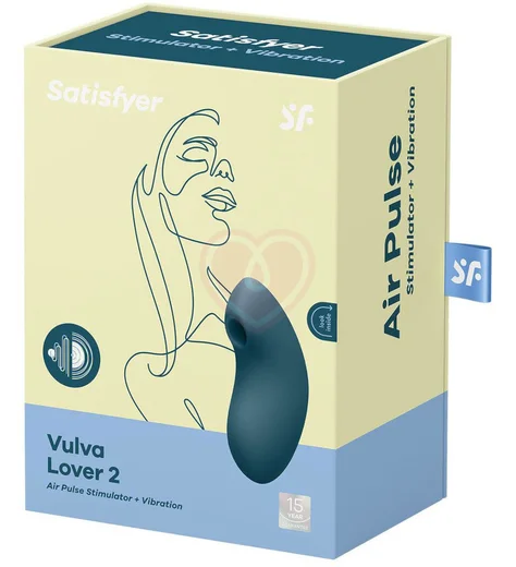 Вакуумно-волновой вибростимулятор Satisfyer Vulva Lover 2 тёмно-бирюзовый фото 4