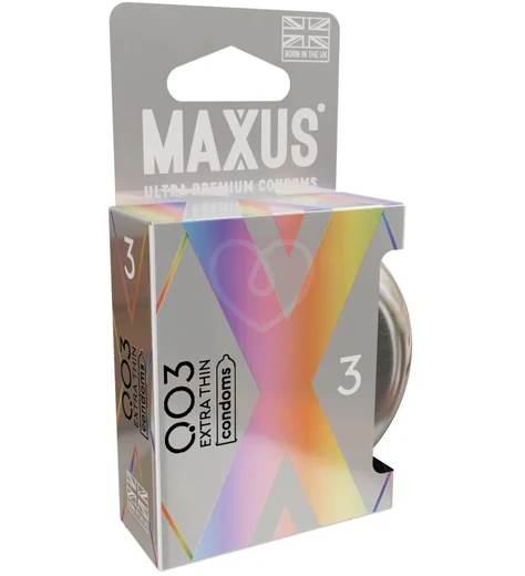 Ультратонкие презервативы Maxus 003 3 шт с кейсом фото 7