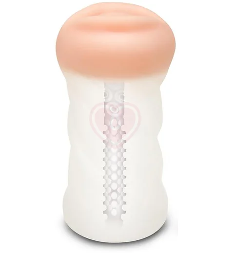 Мастурбатор ротик с рельефом Zolo Deep Throat фото 2