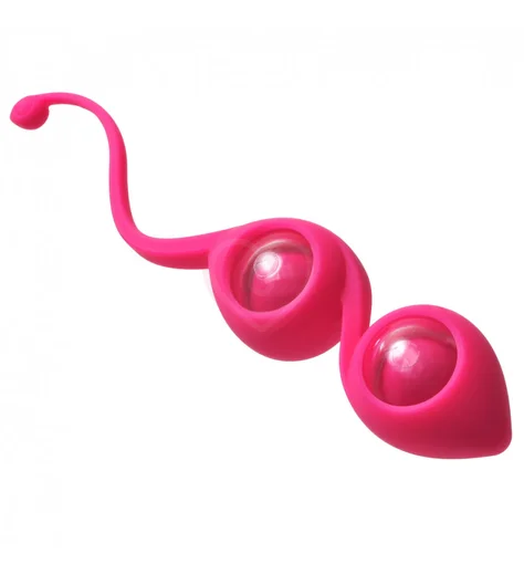 Вагинальные шарики со смещенным центром тяжести Emotions Gi-Gi розовые фото 2