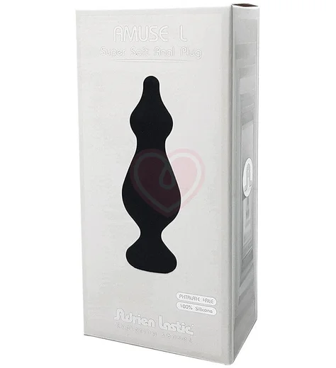 Анальная пробка Adrien lastic Amuse L чёрная фото 3