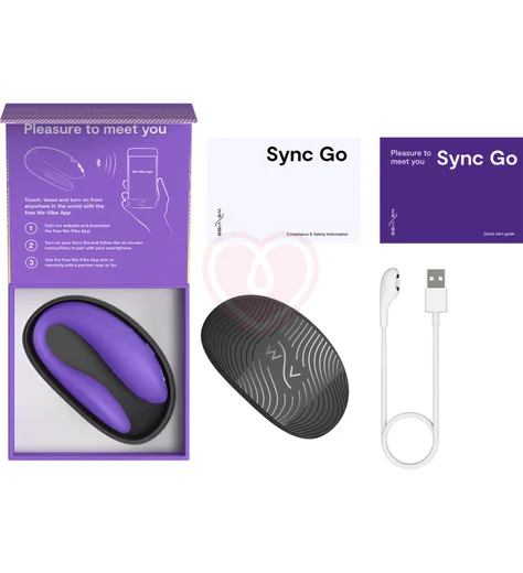 Вибратор для пар We-Vibe Sync Go фиолетовый фото 3