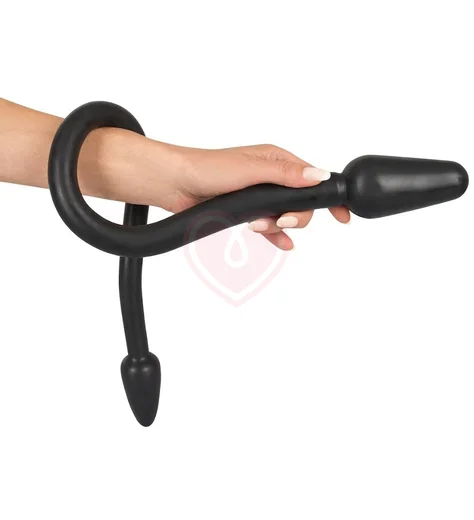 Двойной анальный стимулятор Rebel Double Plug чёрный фото 4