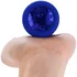 Вибропробка b-Vibe Vibrating Jewel Plug L/XL с кристаллом и пультом синяя фото 5