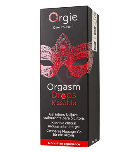 Возбуждающее масло для клитора Orgie Orgasm Drops Kissable 30 мл фото 3