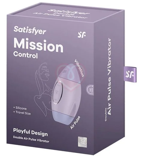 Вакуумно-волновой вибростимулятор Satisfyer Mission Control сиреневый фото 6