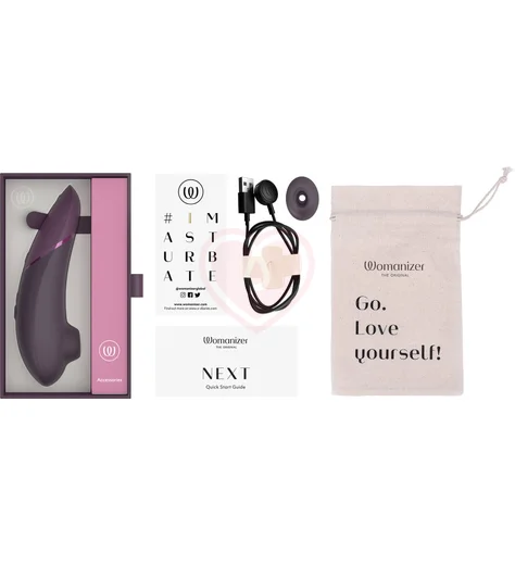 Бесконтактный клиторальный стимулятор Womanizer Next фиолетовый фото 3