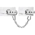 Оковы на ноги с люверсами Pecado BDSM белые фото 2