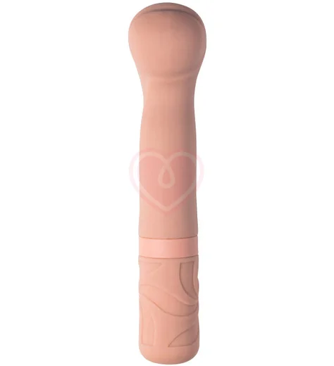 Мини-вибратор с головкой-бутоном Universe Rocky’s Fairy Mallet см бежевый фото 2